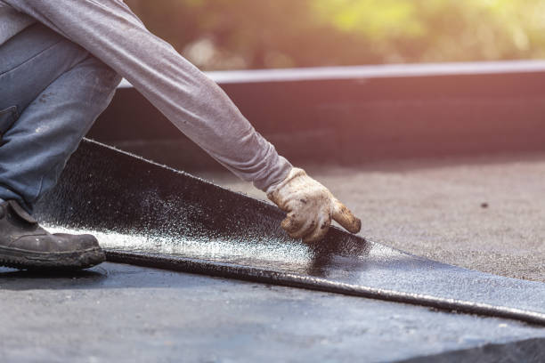 Professional Crawl Space Encapsulation technician working in Riverside, MI